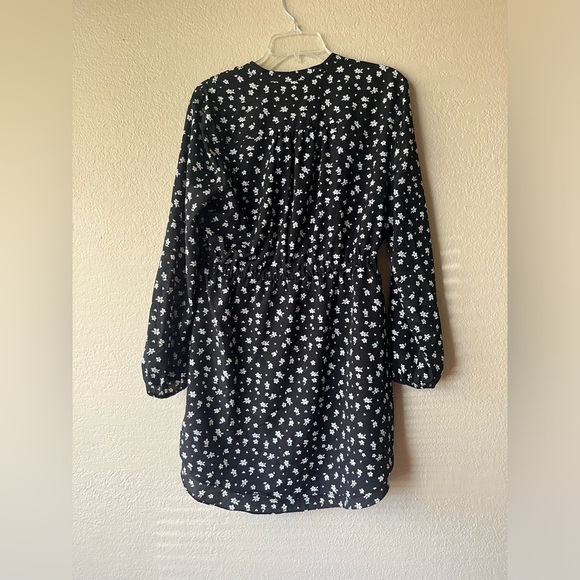Fall dress, office wear, size large, drawstring waist. Long sleeve midi length - Picture 8 of 14